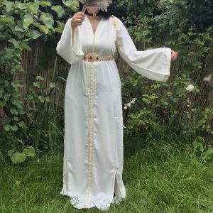 caftan blanc ( taille unique)