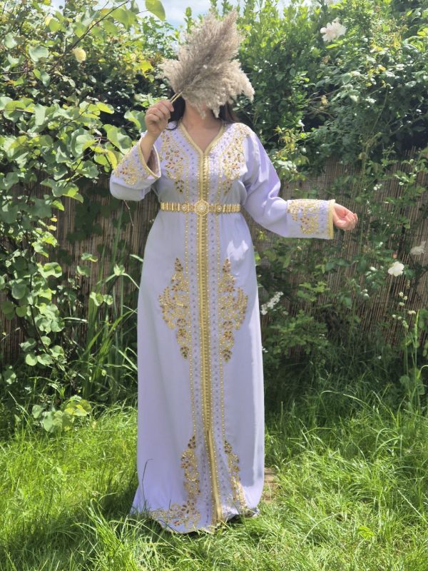 caftan mauve (taille unique)
