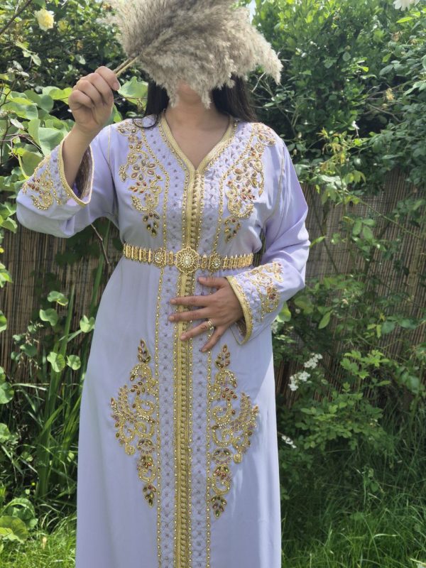 caftan mauve (taille unique) – Image 2