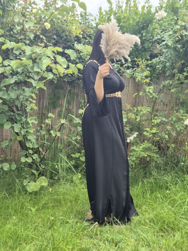 caftan noir ( taille unique) – Image 3