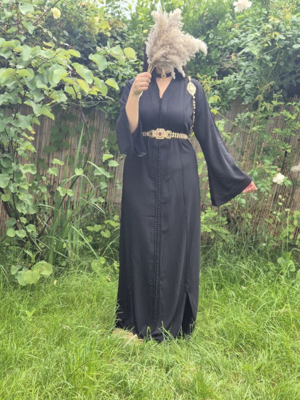 caftan noir ( taille unique) – Image 2