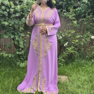 caftan rose ( taille unique )