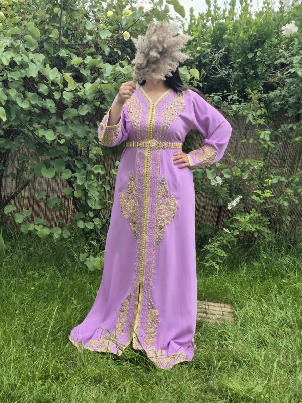 caftan rose ( taille unique ) – Image 2