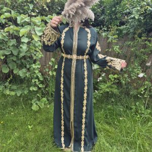 caftan vert ( taille unique)