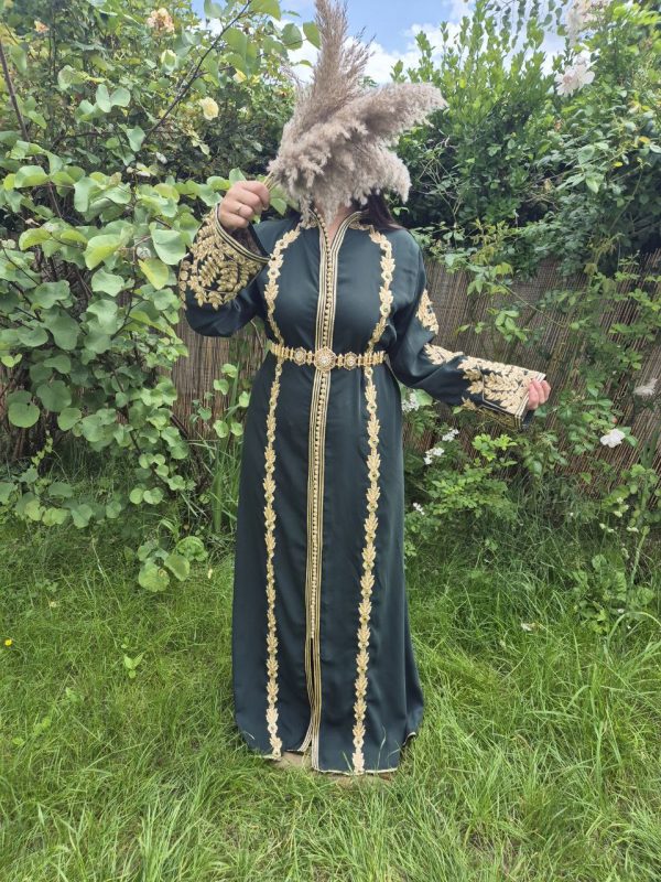 caftan vert ( taille unique)